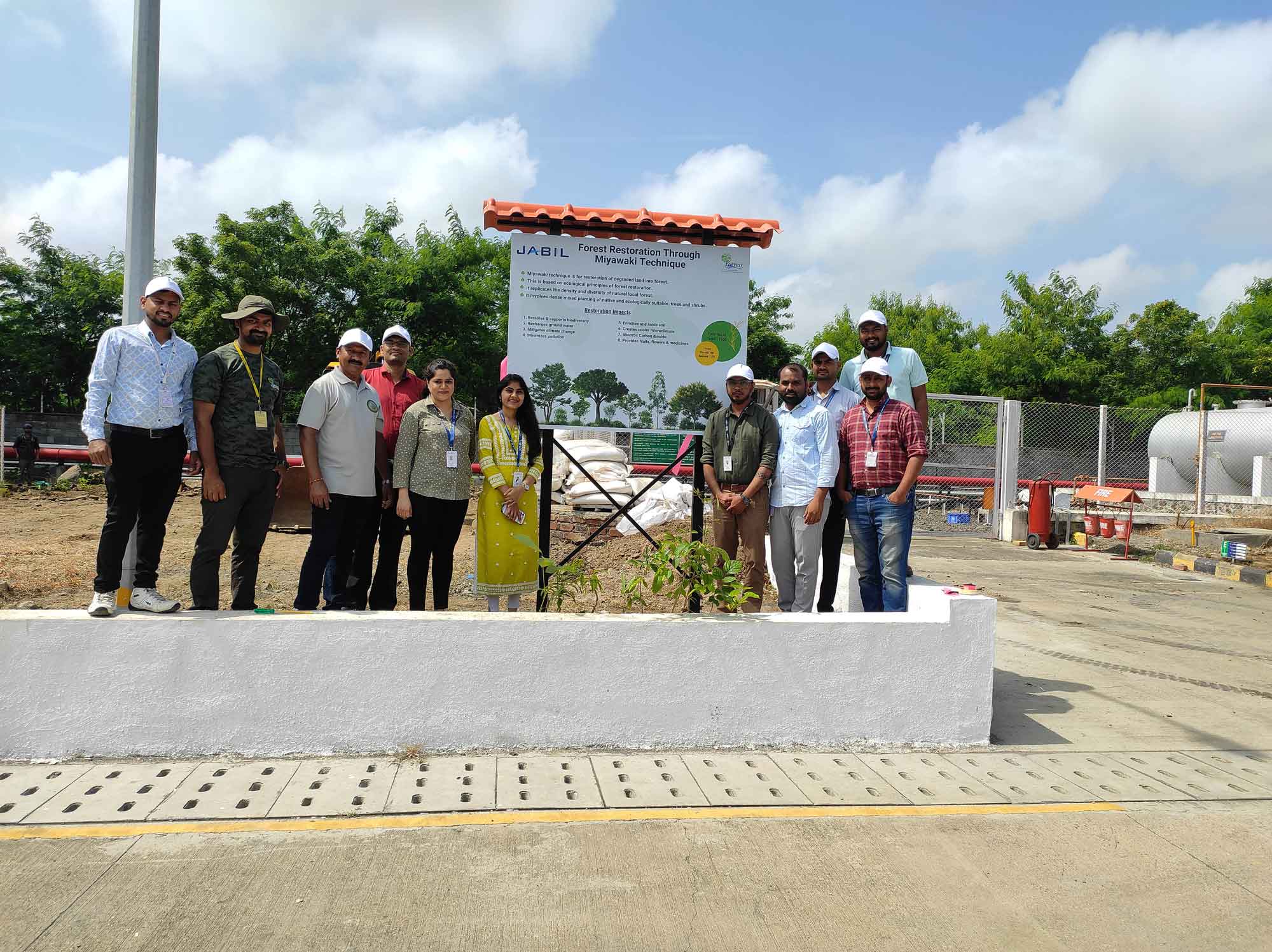 Miyawaki forest restoration at Jabil, Ranjangaon - Forrest-ecology